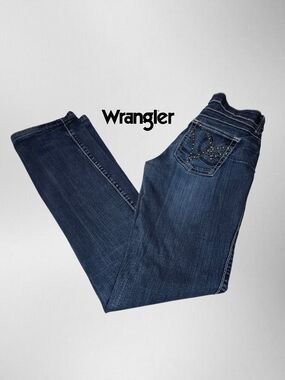 WRANGLER Q-Baby Low Rise Straight Leg Jeans - 3/4